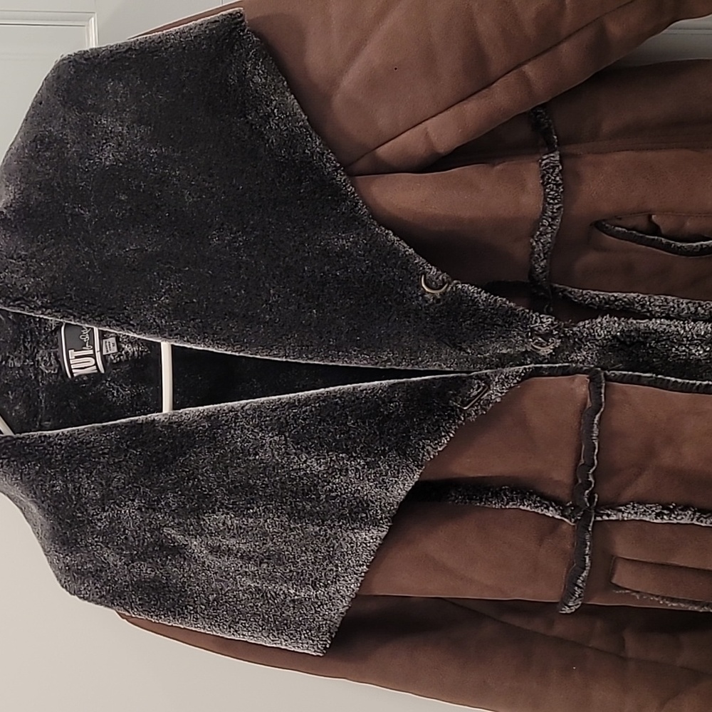Kut From the Kloth Brown Faux Fur Coat